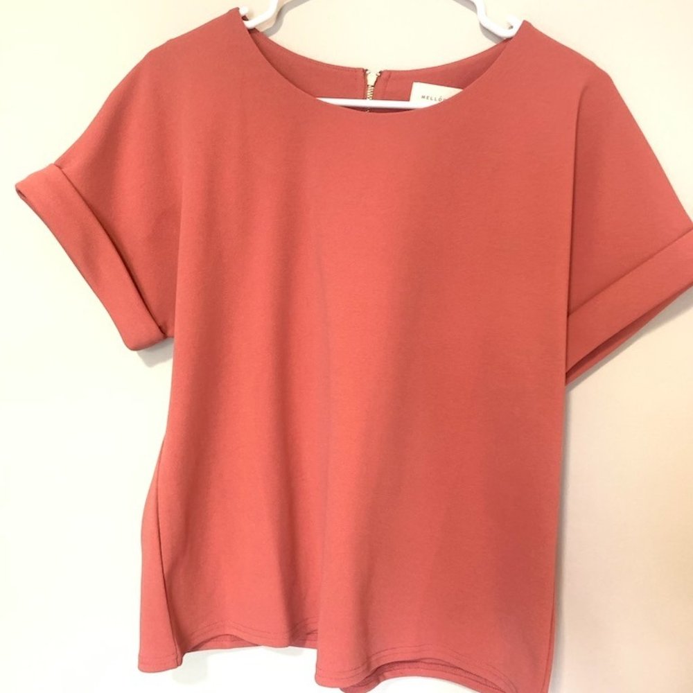 Melloday Scoop Neck Top